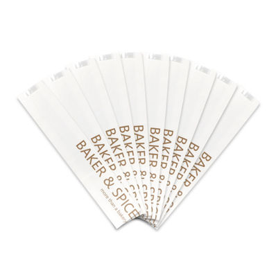 Bolsas de papel compensadas del pan de PrintingWhite con los bolsos de empaquetado de la panadería del SGS de la ventana