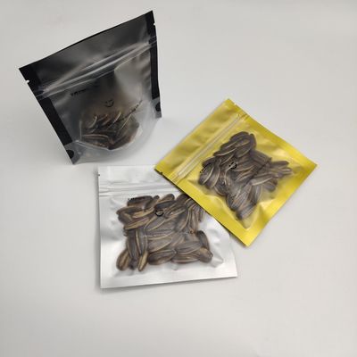 Soporte que se puede volver a sellar de la cremallera encima del empaquetado impreso de encargo de la bolsa del bocado de las nueces de las bolsas