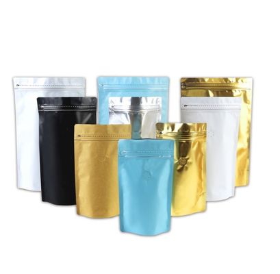 soporte que se puede volver a sellar del papel de aluminio de la capacidad 250g encima del lado de los bolsos de café reforzado con la válvula
