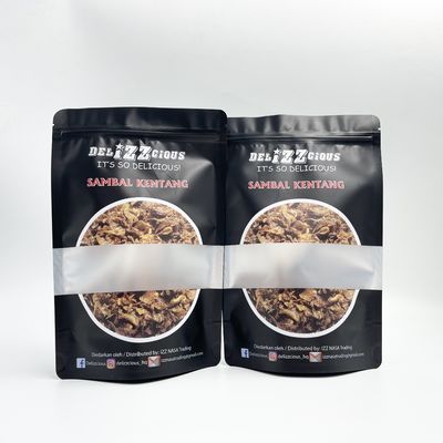 Bolsos impermeables del acondicionamiento de los alimentos del papel de aluminio con la ventana clara