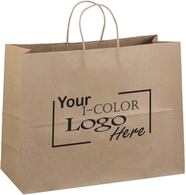 Bidegradable Eco de papel imprimió los bolsos que hacían compras que llevaban 300GSM