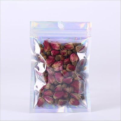 El papel de aluminio  olográfico brillante de la bolsa del bolso del acondicionamiento de los alimentos de Mylar metalizó