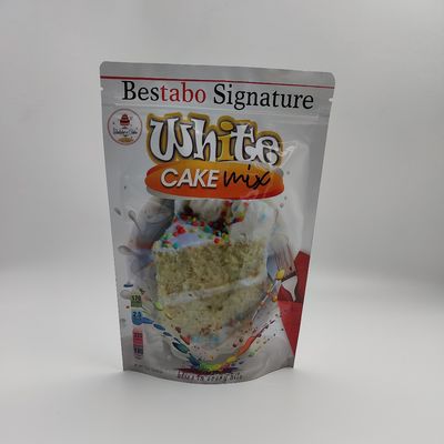 Hoja permanente que se puede volver a sellar de la bolsa del bolso del polvo de la torta del OEM del escudete de aluminio  del lado