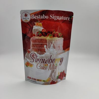 La categoría alimenticia ISO9001 coloca para arriba las bolsas del bolso del papel de aluminio soldó de encargo en caliente impresas
