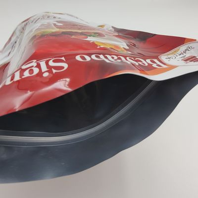 La categoría alimenticia ISO9001 coloca para arriba las bolsas del bolso del papel de aluminio soldó de encargo en caliente impresas