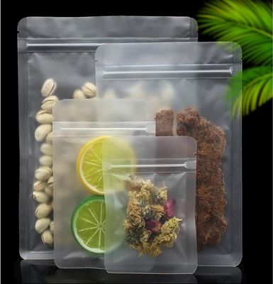 Bolsos múltiples del embalaje de la cremallera de Matte Plastic Packaging 80-140mic CPP del claro del tamaño