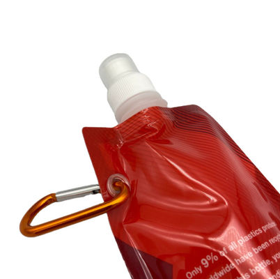 La aduana de empaquetado líquida plástica plegable de la bolsa 300ML de los deportes al aire libre imprimió