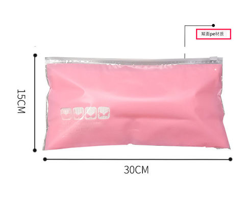 Bolsos superiores reutilizables de la cremallera de los bolsos de ropa de la cerradura de la cremallera ISO9001 para la ropa