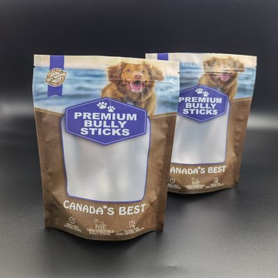 La impresión de Digitaces coloca el alimento para animales para arriba de empaquetado, paquetes de la invitación del perro de la cremallera del SGS