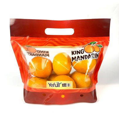 Bolsa anti modificada para requisitos particulares ISO9001 del bolso del envase de plástico de la cremallera de la niebla de BOPP PE para las frutas