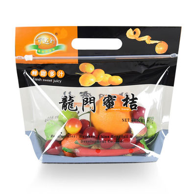 Bolsa anti modificada para requisitos particulares ISO9001 del bolso del envase de plástico de la cremallera de la niebla de BOPP PE para las frutas