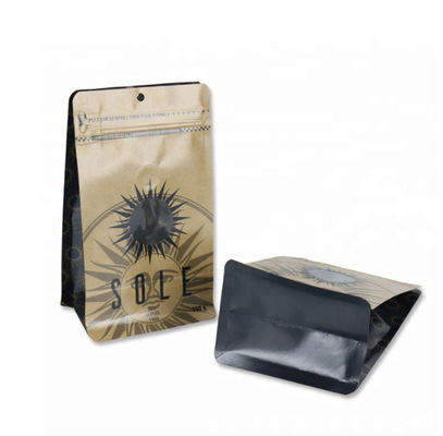 Fotograbado de empaquetado de CPP Kraft de la bolsa impermeable del café impreso