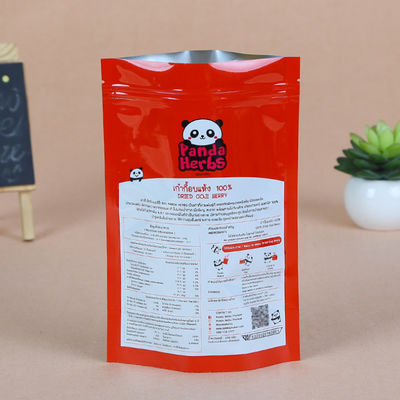 Bolso  del papel de aluminio de los snacks VMPET 100-300 micrones de capacidad modificada para requisitos particulares