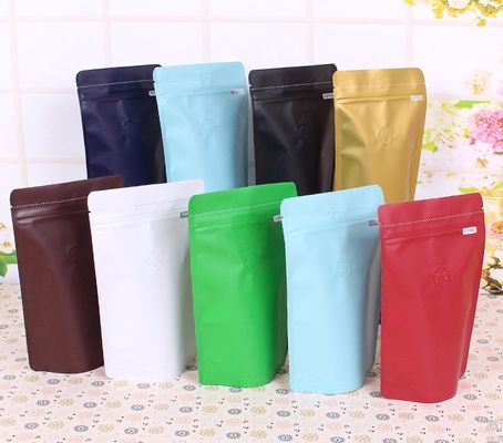 El papel de aluminio 125g se levanta el café Bean Pouch Bags With Valve