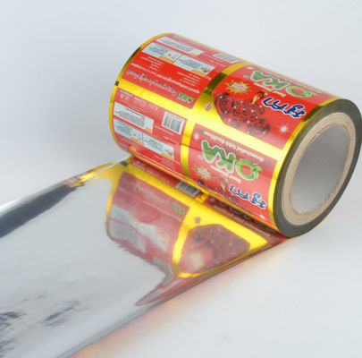 La categoría alimenticia laminó Rolls de empaquetado impreso 100-300 Mirons con el papel de aluminio interno