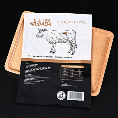 Suelde los bolsos reforzados de la comida en caliente laminó la bolsa del acondicionamiento de los alimentos congelados del filete de la carne