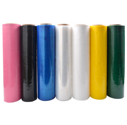 LLDPE PE que envolvía la película coloreó el diámetro de base interna de la película de estiramiento 26mm-76m m