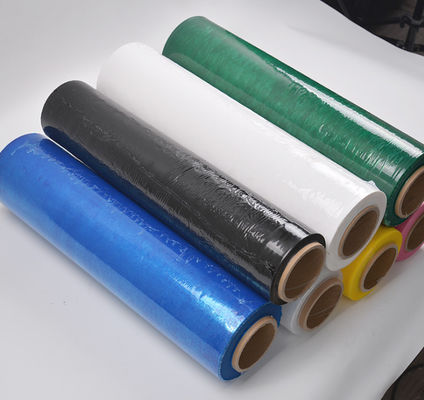 LLDPE PE que envolvía la película coloreó el diámetro de base interna de la película de estiramiento 26mm-76m m