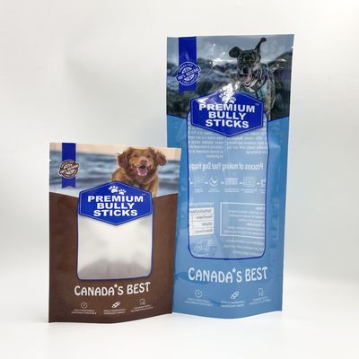 Garvure que imprime el soporte encima del bolso de empaquetado del alimento para animales con el cierre en la parte superior