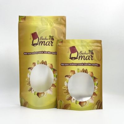 500g Matt Finish Zipper Coffee Bags laminado capacidad con la válvula