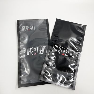 La aduana imprimió el bolso brillante de Front Transparent Vacuum Sealing Packaging del color del bloque