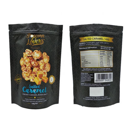 La bolsa de plástico de las palomitas del bolso VMPET de Matte Food Packaging Aluminum Foil
