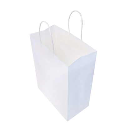 Bidegradable Eco de papel imprimió los bolsos que hacían compras que llevaban 300GSM